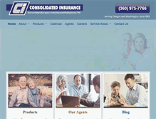 Tablet Screenshot of consolidated-insurance-services.com